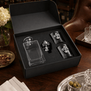 Fleur-de-lis Decanter Set with Glasses