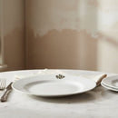 Fleur de lis Melamine Lunch Plates - Set of 4