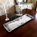 Fleur-De-Lis Oblong Tray