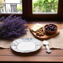 Fleur-De-Lis Plate with Server