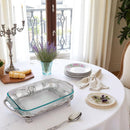 Fleur-De-Lis Pyrex Holder 3qt