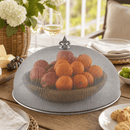 Fleur de Lis Stainless Mesh Picnic Cover