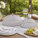 Fleur de Lis Stainless Mesh Picnic Cover