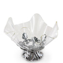 Fleur-De-Lis Stand Acrylic Bowl 11