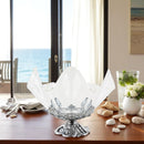 Fleur-De-Lis Stand Acrylic Bowl 11