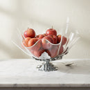 Fleur-De-Lis Stand Acrylic Bowl 14