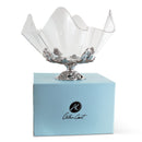 Fleur-De-Lis Stand Acrylic Bowl 14