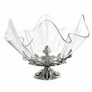 Fleur-De-Lis Stand Acrylic Bowl 14