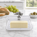 Glass Butter Dish - Grape