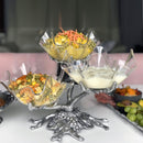 Grape Acrylic Bowls 3-Tiered Stand