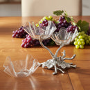 Grape Acrylic Bowls 3-Tiered Stand