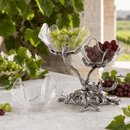 Grape Acrylic Bowls 3-Tiered Stand