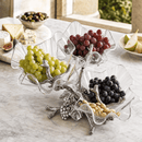 Grape Acrylic Bowls 3-Tiered Stand