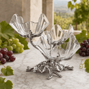 Grape Acrylic Bowls 3-Tiered Stand