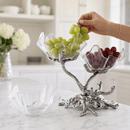 Grape Acrylic Bowls 3-Tiered Stand