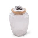 Grape Knob Glass Canisters