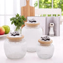 Grape Knob Glass Canisters