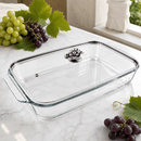 Grape Lid with Pyrex 3 quart Baking Dish