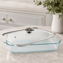 Grape Lid with Pyrex 3 quart Baking Dish