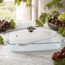 Grape Lid with Pyrex 3 quart Baking Dish
