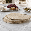 Grape Twisted Seagrass Placemats - set of 4
