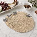 Grape Twisted Seagrass Placemats - set of 4