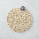 Grape Twisted Seagrass Placemats - set of 4