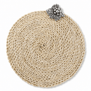 Grape Twisted Seagrass Placemats - set of 4