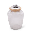 Grape Knob Glass Canisters