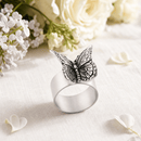 Butterfly Napkin Rings - set of 4