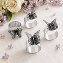 Butterfly Napkin Rings - set of 4