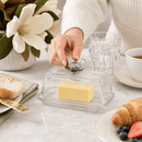 Glass Butter Dish - Magnolia