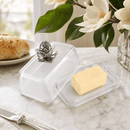 Glass Butter Dish - Magnolia