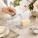 Glass Butter Dish - Magnolia