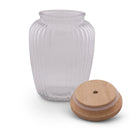 Magnolia Knob Glass Canisters