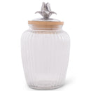 Magnolia Knob Glass Canisters