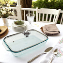 Magnolia Lid with Pyrex 3 quart Baking Dish