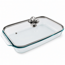 Magnolia Lid with Pyrex 3 quart Baking Dish