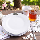 Magnolia Melamine Lunch Plates - Set of 4