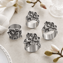 Magnolia Napkin Rings - set of 4