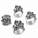 Magnolia Napkin Rings - set of 4