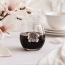 Magnolia Stemless Wine Glasses - Set of 4