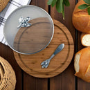 Olive 3 Piece Picnic Cheese Board / Spreader