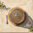 Olive 3 Piece Picnic Cheese Board / Spreader