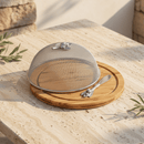 Olive 3 Piece Picnic Cheese Board / Spreader