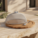 Olive 3 Piece Picnic Cheese Board / Spreader