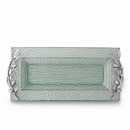 Olive Oblong Glass Serving Tray