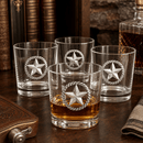 Western Star Bar Glasses Set of 4