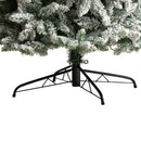 10’ Slim Flocked Montreal Fir Artificial Christmas Tree