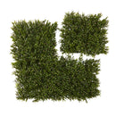 10.5” x 10.5” Rosemary Artificial Wall Mat UV Resistant (Indoor/Outdoor) (Set of 4) Trellis